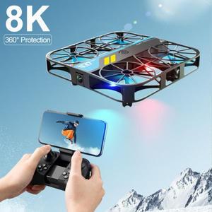 V37 미니 드론 8K 전문 4K HD 카메라 실시간 변속기 쿼드콥터 리모컨 장난감 선물 4DRC 신제품