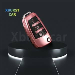 아우디 Q2 A1 TT TPU 자동차 접이식 키 커버 케이스 액세서리