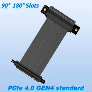 PCIe 4 0 8X GEN4 연장 케이블 PCI-E X8 X16 라이저-그래픽 카드 네트워크 솔리드 스테이트 드라이브 SSD 서버 PC 메인보드 어댑터