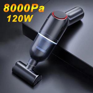 EAFC 무선 자동차 진공 청소기 휴대용 미니 8000Pa 120W 높은 흡입 Reacharageable 가정용 습식 건식