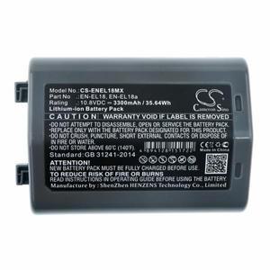니콘 EN-EL18 D4 용 카메라 배터리 DSLR D5 D800 3300mAh