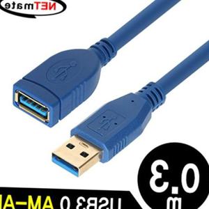 USB3.0케이블 NM-UF303BLZ 연장 AM-AF 0.3m 네트워크케이블