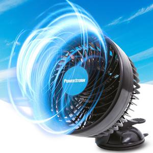 카렉스 차량용 써큘레이터 선풍기 흡착식 12V 24V 화물차 카팬