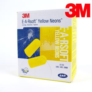 3M귀마개 EAR SOFTNEON 한박스(200쌍)/ 이어플러그 소음방지 청력보호 소음차단 방음 독서실