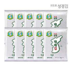 지도표성경김 잘라먹는 재래 전장김 30g 10봉