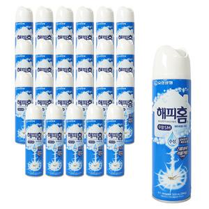해피홈 수성 무향 에어졸 500ml x 24개(한박스) 살충제 모기약