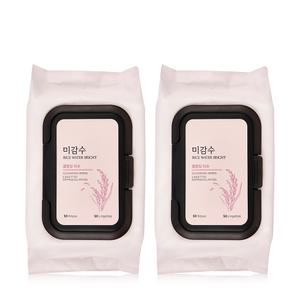 [2ea] 더페이스샵 미감수 브라이트 클렌징 티슈 50매