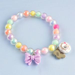 여름 투명 구슬 강아지 고양이 목걸이 35cm까지만
