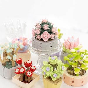 민화샵 끼우기 쉬운 다육이블럭 8종 미니디폼놀이 장난감 만들기세트 DIY