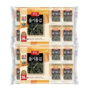동원 들기름김 식탁 20입(9매), 2개