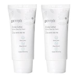 쁘띠페 눈연꽃 화이트닝  톤업크림 추천 50ml 2개