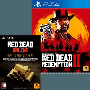 PS4 레드 데드 리뎀션 2 [한국어판] (10 금괴 코드 동봉)