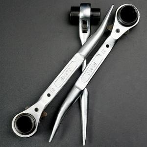 라쳇렌치 숏타입 17mm/19mm 견삭기 갠삭기 깔깔이공구 아시바 복스 소켓렌치