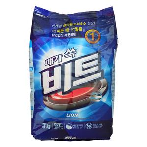 비트 분말 세탁세제 3kg 세탁세제