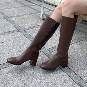 [소보제화](광주신세계)카리브 스퀘어 롱부츠 6cm