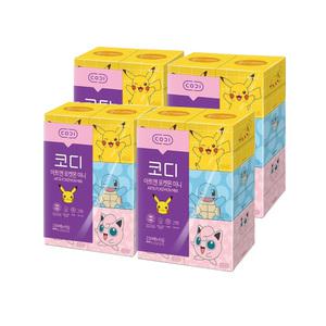 코디 포켓몬 아트앤 천연펄프 미니 각티슈 갑티슈 230매 6입 4팩