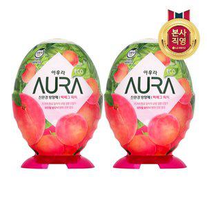 [엘지생활건강]AURA ECO 친환경 빅에그 피치 440ML X 2개