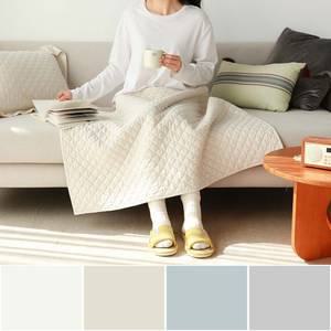 블렌드 샤틴 모달 피그먼트 담요 블랭킷 4color