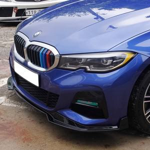 BMW 3시리즈 프론트 범퍼 립 카나드윙 차 스플리터 카본 검정 모음 호환 용품