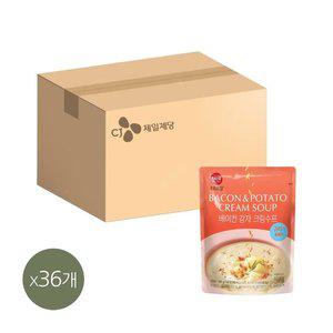 햇반수프 베이컨 감자 크림수프 180g x36개