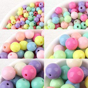 비즈아이 [6547-G]아크릴볼 4/6/8/10/16/20mm 파스텔멀티 ,옵션수량