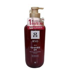 아모레 려 프리미엄 상한 머리 개선 영양 보충 샴푸 550ml 부드러운 수분