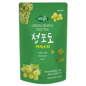 [희창유업] 자연생각 청포도 아이스티 190ml x 50파우치