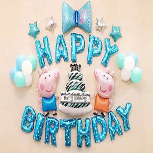 페파피그 생일 파티 풍선 세트
