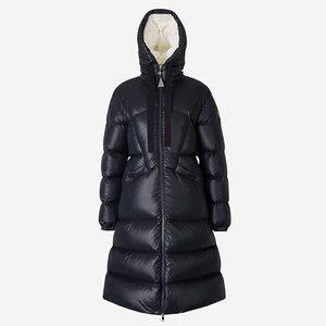 반짝할인 1C00030 5972C 778 / SELENGA 네이비 롱 다운 후드 패딩