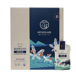 개성인삼농협 한송정 6년근 홍삼액 오리진 70ml x 60포