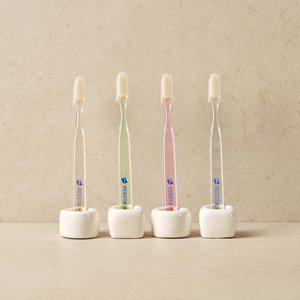 [큐린]항균칫솔  Dental 극세사모 치과칫솔 12p
