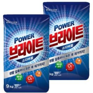 무궁화 브라이트 가루세제 9kg x 2개
