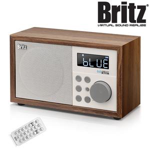 브리츠 BZ-S1 올인원 블루투스 스피커 라디오 알람 시계 레트로 엔틱 카페 인테리어
