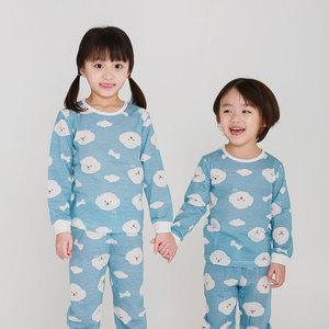 [알록달록]국산 쟈가드 긴팔실내복(구름비숑) 아동.주니어용
