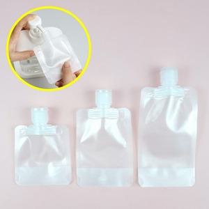 여행용 화장품 소분 파우치 스킨 로션 클렌저 샴푸 리필 팩 공병 튜브 용기 케이스 휴대용