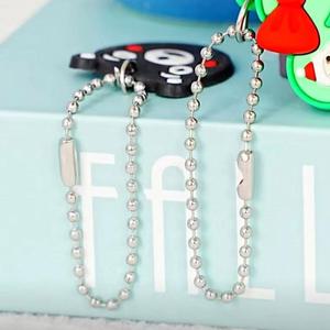실버 볼체인 구슬줄 10P DIY 키링 열쇠고리 DD-12670/실버볼체인/실버구슬줄/키링만들기/키링부