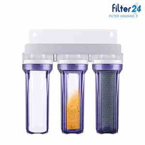 FH-3 가정 수도용 다용도 3단 DIY 연수/정수기-필터 선택형