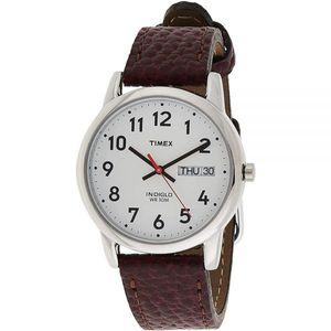 Timex 이지리더 35mm 가죽 손목시계 T20041