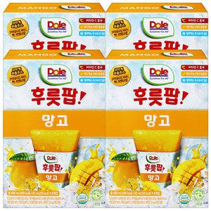 Dole 얼려먹는 주스 후룻팝 망고 8입 x 4개 / 과즙 디저트 간식