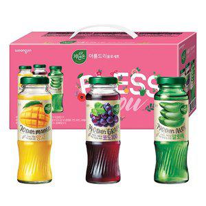 자연은 아름드리  180ml x 24병 음료 선물세트 망고 포도 알로에