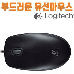 [XB263KN1]로지텍 노트북 마우스 컴퓨터 유선 블랙 광 LO