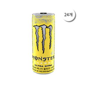 코카콜라음료 몬스터 에너지 울트라 시트라 옐로우 355ml x 24개