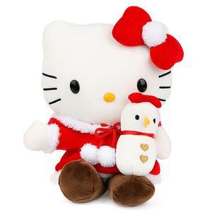 [XBI40N81]헬로키티 눈사람 봉제인형 대 38cm 생활용품