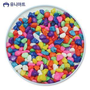 [XBI882J0]유니아트 통 칼라자갈 P0000CHB G300 미술놀이