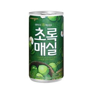 [XBGGK246_47]웅진 초록매실 캔 180ml x 30 음료 음료수 주스