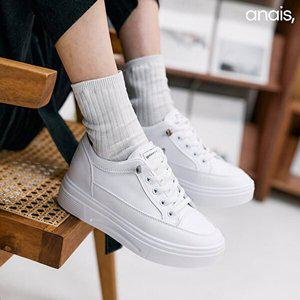 [아나이스]화이트 키높이 스니커즈 6cm_24FW104 [무료배송]