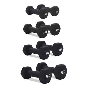 홈트러브 네오프렌 아령 3kg 2개 세트 근력 운동