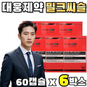 대웅제약 에너씨슬 에너시슬 플래티넘 밀크씨슬 코큐텐 모나콜린k 실리마린 60캡슐 6박스 50대 60대 남성