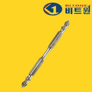 비트원 2x110 1개 K-POWER 양면 토션비트 임팩 드라이버 전동 십자 비트날 양날