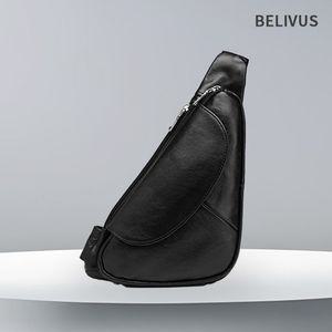 남자 슬링백 웨이스트백 가죽 크로스백 힙색 여행 미니가방 241VJI